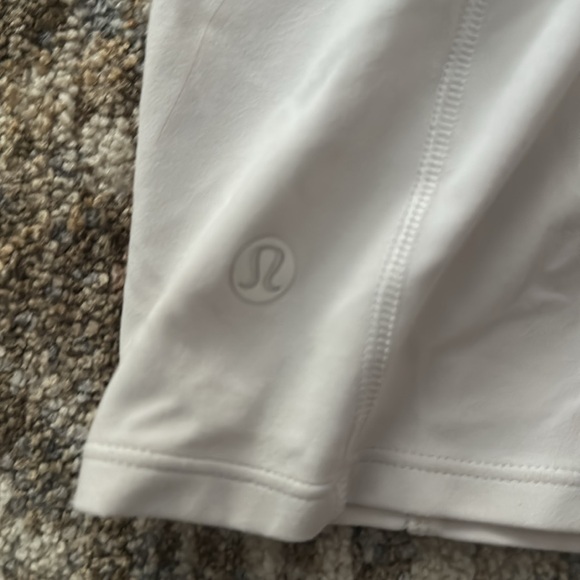 Lululemon high neck white tank - Picture 3 of 4